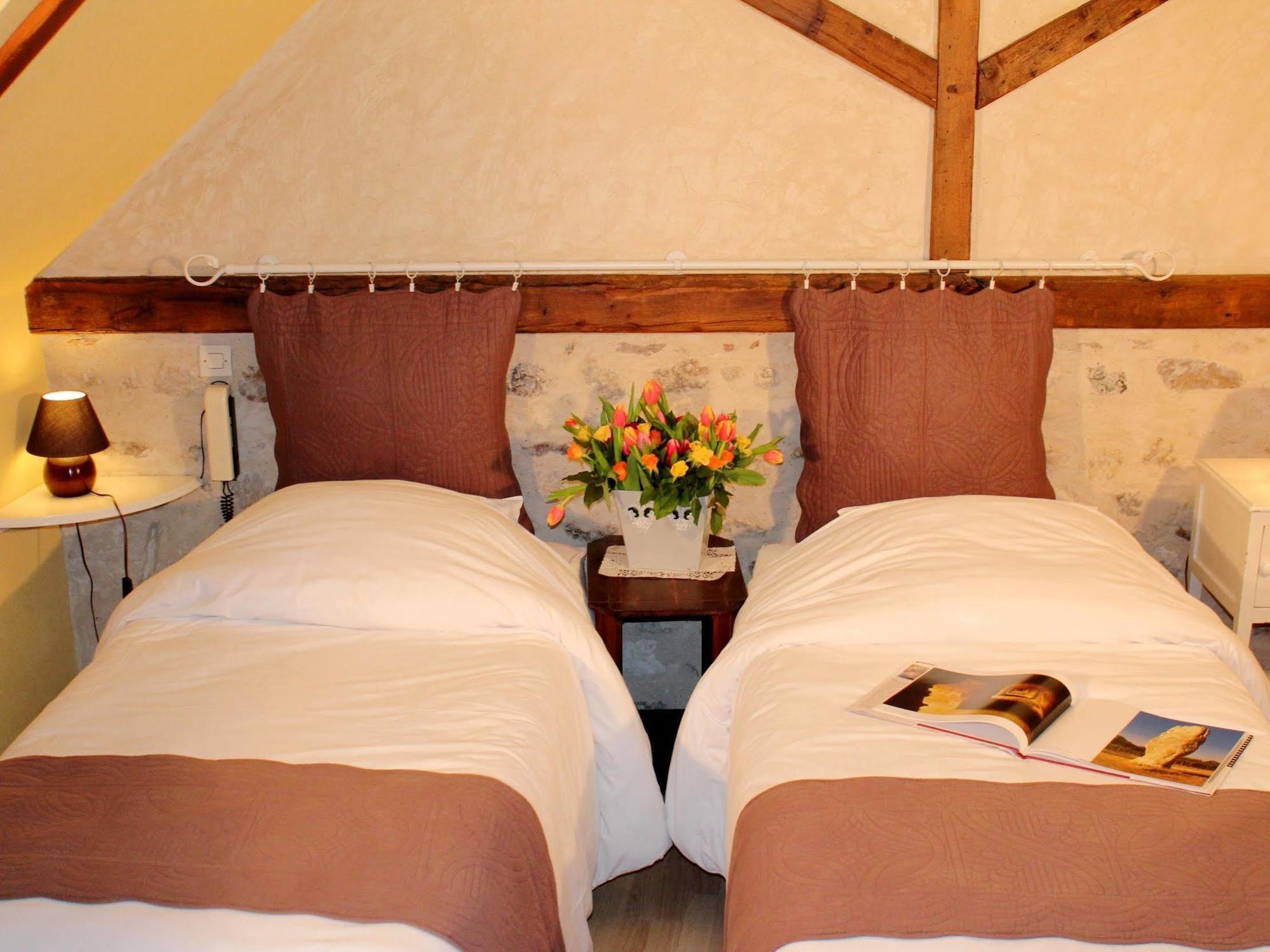 Logis Auberge Le Colombien - Hotel Et Restaurant Villandry Dış mekan fotoğraf